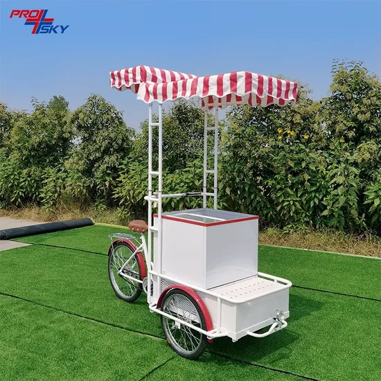 Prosky New Products High Service High Quality Gelato Ice Cream Catering Cart