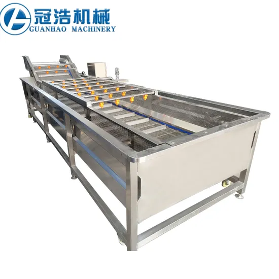 Spray Type Soaking and Cleaning Equipment for Fruits and Vegetables