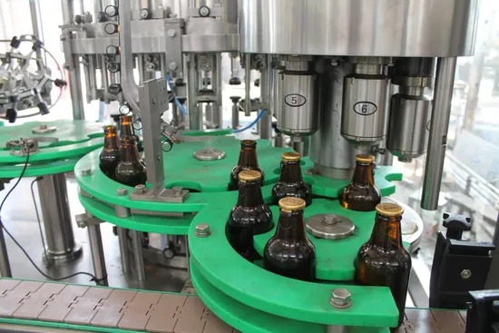 Chinese Easy Open Cap Glass Bottle Beer Filling Machine