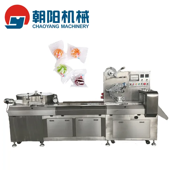 High Speed Automatic Food Wrapper Stainless Steel Candy Pillow Packaging Machine