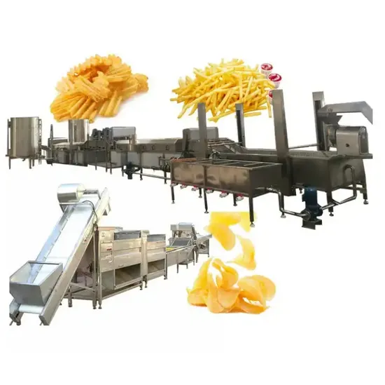 Excellent Quality Full Automatic Potato Chips Production Line/Fresh Potato Chips Making Machine/Frozen French Fries Maker