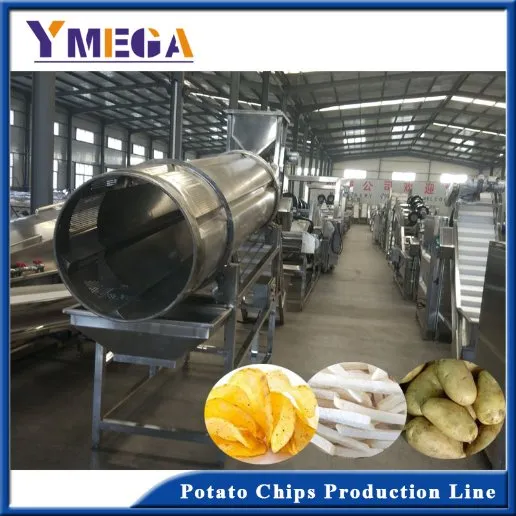 Fried Potato Chips Processing Line Automatic Operation