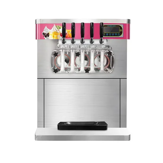 Soft Ice Cream Machine with Air Pump