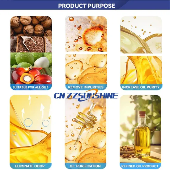 Coconut Oil Refining Machine Refine/Reliable Manufacturer Crude Oil Refine Machine/Newest Technology Vacuum Stainless Steel Tank