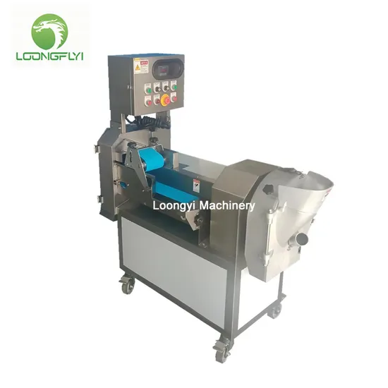 Loongyi Stainless Steel Frozen Meat Cassava Chips Slicer Machine Wood Almond Mango Slicing Machine