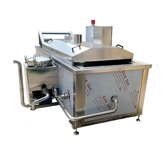 Industrial Electric Heating Chicken Fryer Deep Frying Potato Chips Automatic Frying Machine