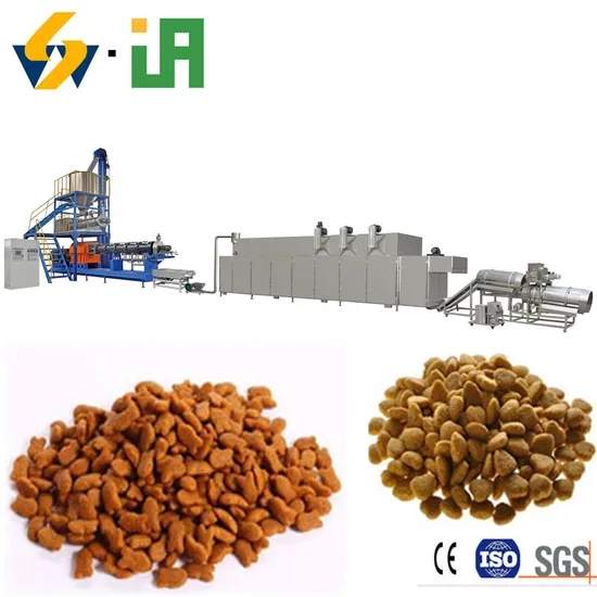 Automatic Dog Food Extruder Machine Pet Cat Dog Treats Machinery