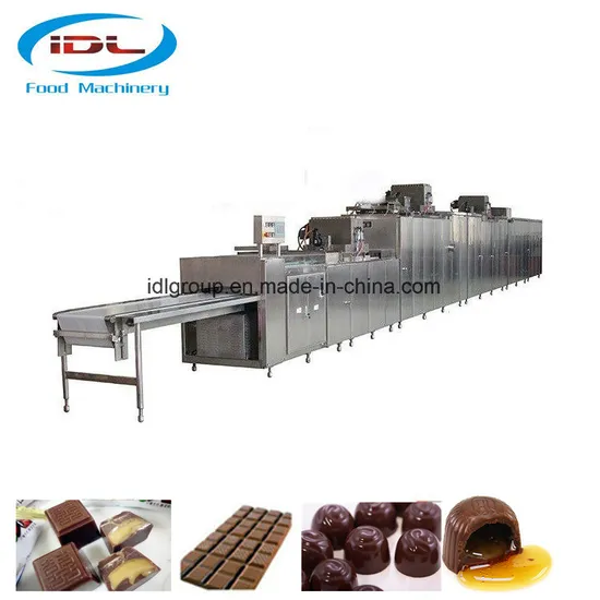 Fully Automatic High Speed Center Filled Chocolate Moulding Line, Chocolate Production Line