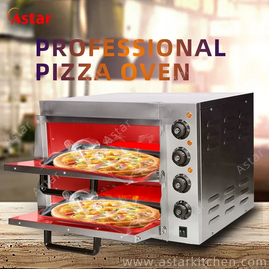 Commercial Industrial Bakery Electric and Gas Deck Pizza Bread Baking Oven