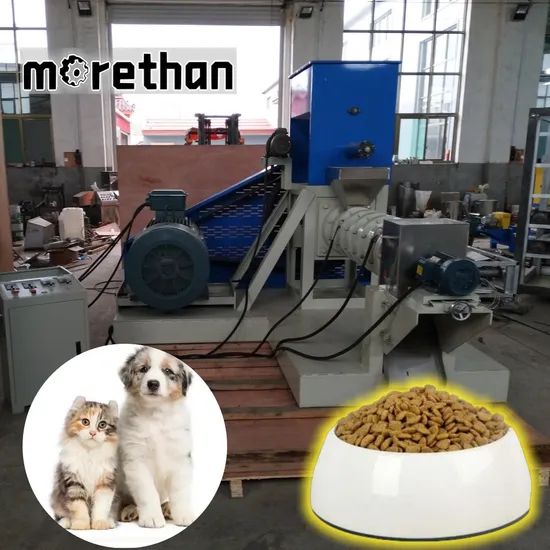 New 40-2000kg/H Automatic Pet Processing Dog Food Making Machine Dry Wet Animal/Pet/ Fish Feed Extruder Floating Fish Feed Extruder Machine