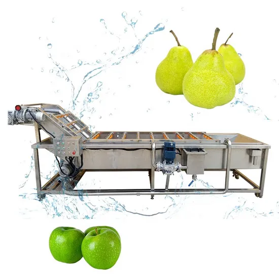 High Quality Bubble Type Industrial Vegetable Washing Machine