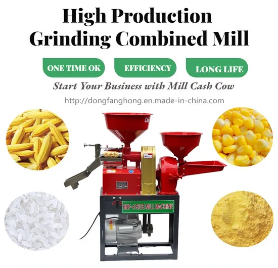High Output Automatic Mini Maize Grinding Combined Rice Mill Machine in Sri Lanka Colombo