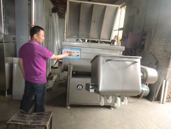 Forward & Reverse Minced Meat Mixer Machine with Double Paddle