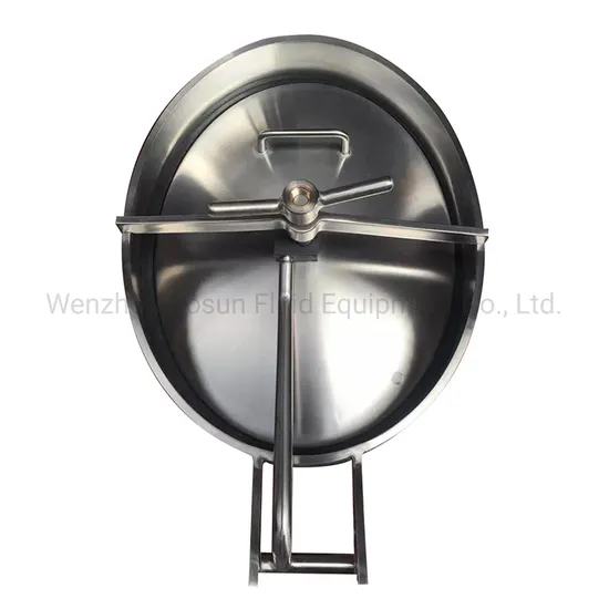 Hygienic Sanitary Stainless Steel Vacuum Pressure Round Oval Elliptical Square Beer Brewery Tank Manhole