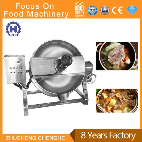 Electric Heating Soup Boiling, Braising, Steaming, and Boiling Tilting Sandwich Pot