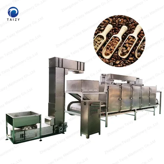 Continuous Almonds Cashew Pistachio Nuts Roaster Nut Roasting Machine
