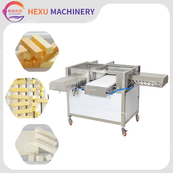 Cheddar Cheese Strips Cutting Machine Parmesan Cheese Butter Cheese Dicing Machine
