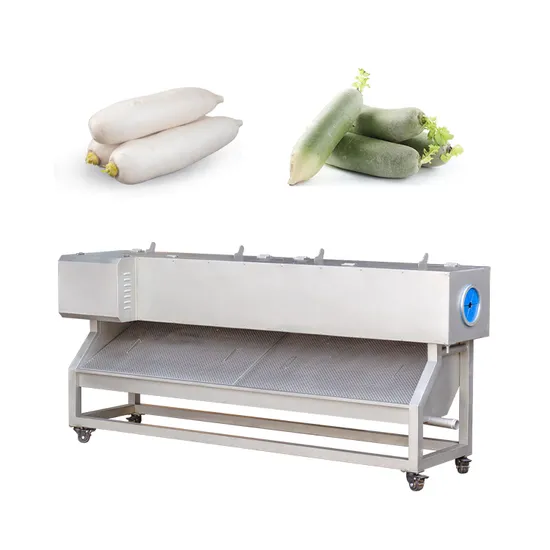 High Quality Carrots Peeling Machine / Carrot Peeler and Cutter Machine / Industrial Carrot Peeler