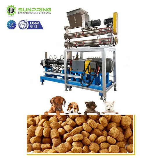 Professional Service Pet Food Machinery + Dog Food Feed Puffing Machine + Pet Food Supply Machine