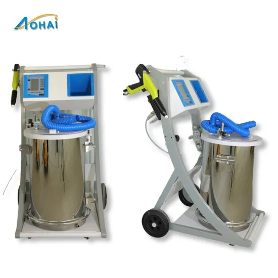 China Manufacture Manual Electrostatic Painting Coating Machinery Paint Sprayer Gun Metal Powder Coating Equipment