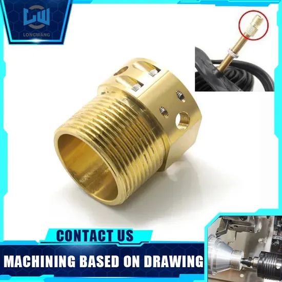 High Precision CNC Machining Milling Brass Connecting Accessories for Bicycle Parts