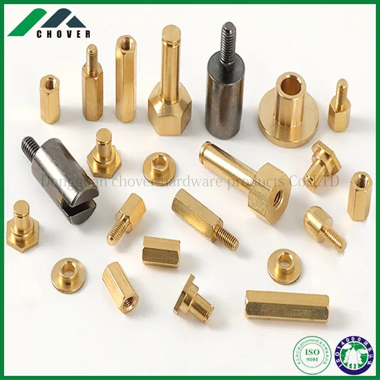 Customized Part Brass Quick Coupling Screw Nut Motorcycle Spare Part Industrial Components Turning Parts