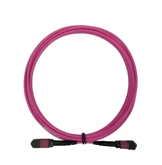 Kexint 24 MTP MPO Patch Cord 5m Om4 Magenta Low Loss 0.3dB