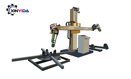 Metal Vessel Tank Shell and Dish End Polishing Machine