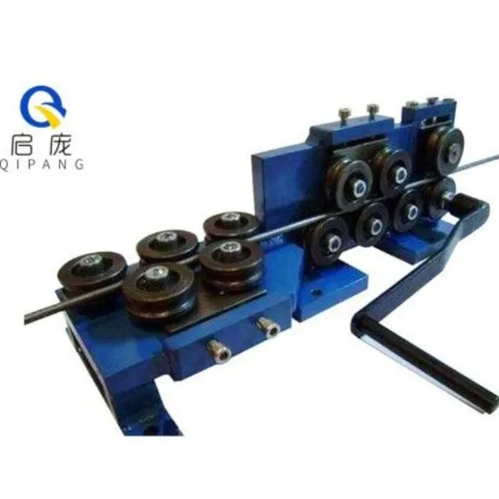 Steel Tube Copper Wire Manual Handle Crank Feeder Steel Wire Straightener Machine