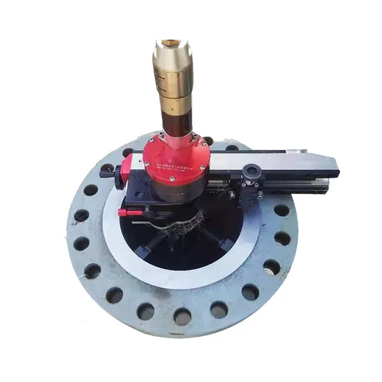 Flange Facer Portable Flange Facing Machines Resurfacing Pipe and Tube on-Site Pipe/Flange Rtj Grooves Machining