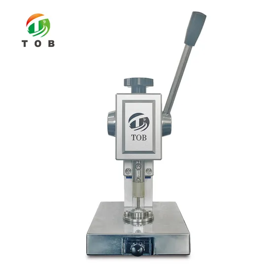 Manual Coin Cell Battery Electrode Disc Cutting Machine