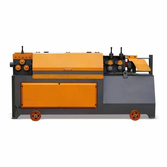 High-Speed Metal Galvanized Iron Hydraulic Reinforced Straighter Cutter Mesh Welding Making Wire Automatic Steel Bar Rebar Straightening and Cutting Machine