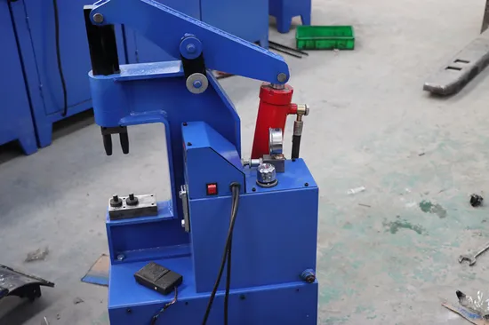 Self-Reset Button Truck Brakes Pad Special Pneumatic Double Heads Riveting Machine