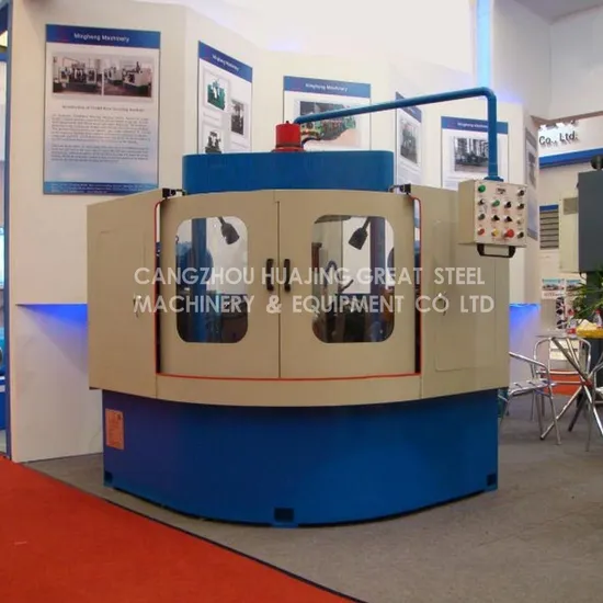 Automatic Elbow and Tee Beveling Machine with Two Heads PLC Control Easy Operate and High Speed with Long Service Life
