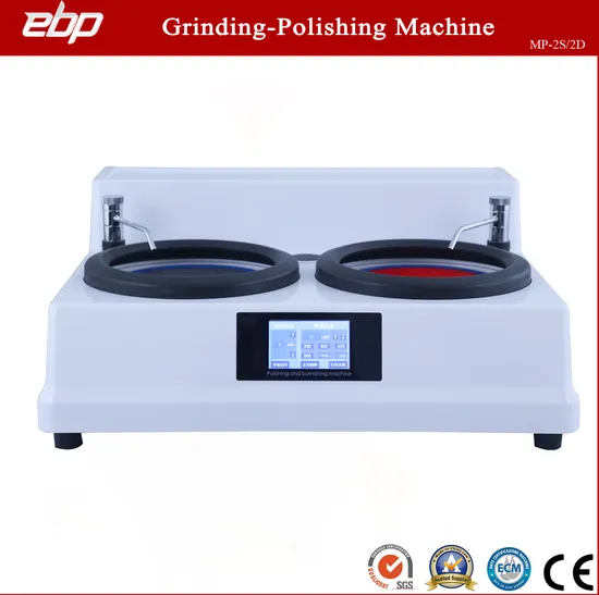Manual Operation Metal Sample Grinder Polisher Machine with Touch Screen