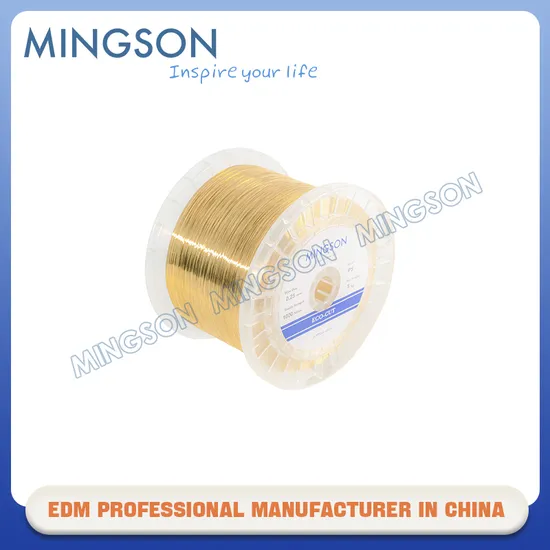 Electrode Soft EDM Brass Wire Cuzn40 with Transparent Spool 0.20, 0.25, 0.30mm