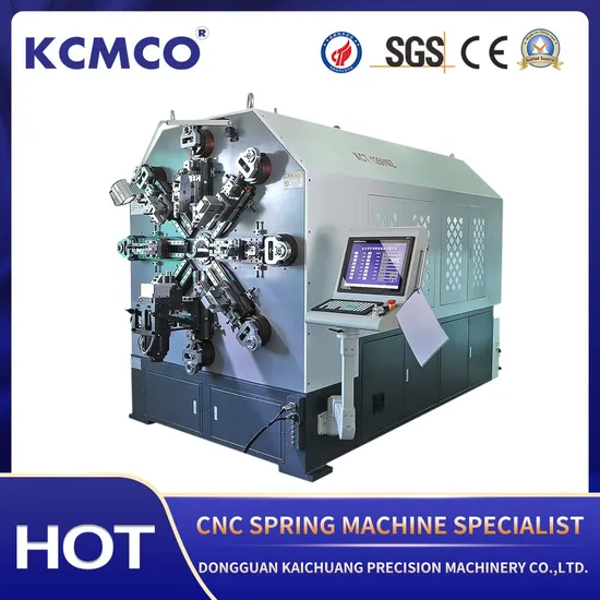 CNC 12 axis camless  versatile Spring Machine