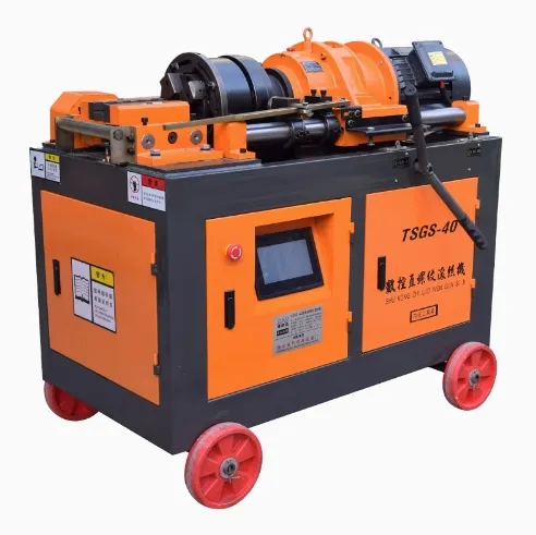 Cheap 6-40 mm Steel Bar Rolling Machine Carbon Steel Round Bars Thread Rolling Machine for 100mm Screw