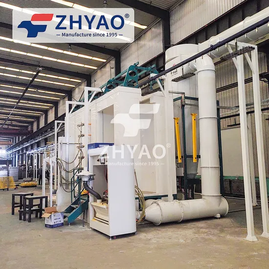 Durable and Flexible Automated Electrostatic Powder Coating Equipment Manufacturers with Electrical Hoist