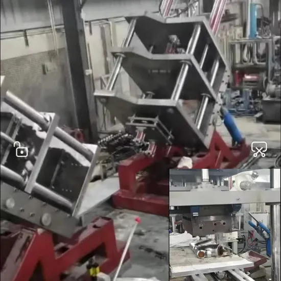 Tilting Aluminum or Brass Gravity Die Casting Production Line with Robot Pouring