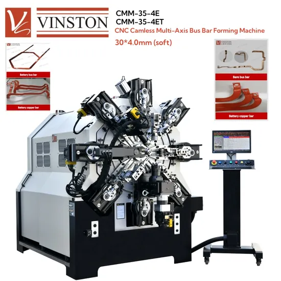 CNC Camless Multi-Axis Bus Bar Forming Machine 30.0*4.0mm Soft Material
