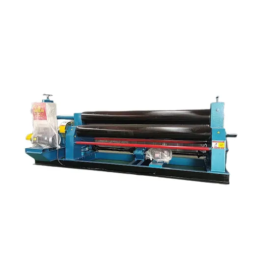Three Roller Symmetrical Steel Plate Flange Rolling Machine with Control Cabinet