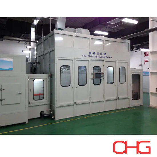 Wet Painting Booth with Automatic Spray Painting Coating Machine
