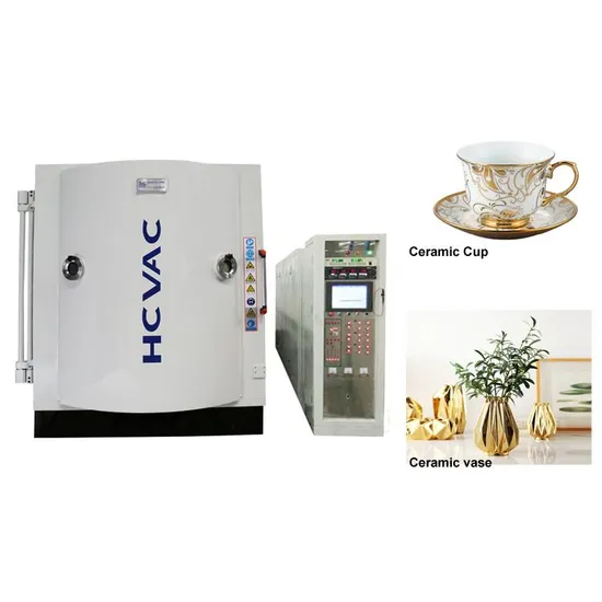 Hcvac New Ceramic Cup Tableware PVD Decorative PVD Design Coating Machine
