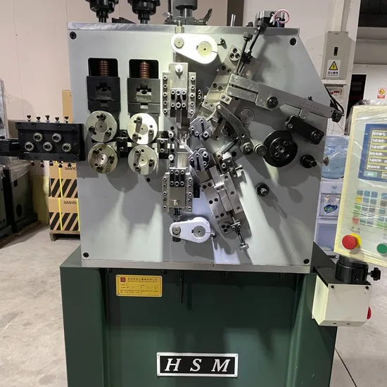 Hsm-CNC30 0.8-3.0mm 3axis Compression Spring Machine for Compression, Extension Spring Product