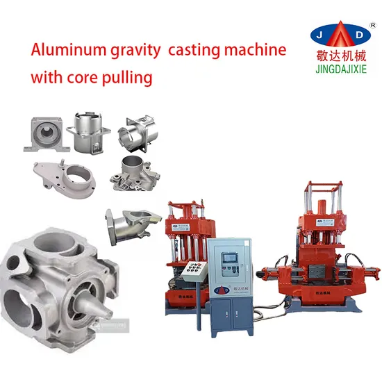 Tilting Aluminum Metal Good Quality Gravity Die Casting Machine with Robot Pouring