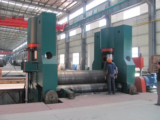 3 Roller Hydraulic Plate Rolling Machine Roller Bending Machine