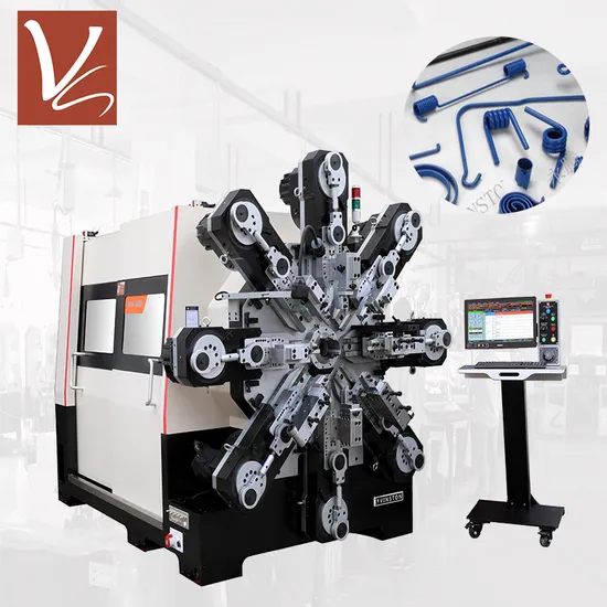 High Efficiency Automatic Spring Forming Machine for Compression, Extension, Torsion, and Battery Springs