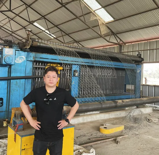 Automatic Hexagonal Wire Mesh Fence Netting Machine/Gabion Mesh Machine