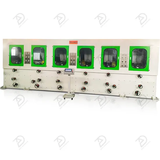 Abrasive Belt Centerless Grinding Polishing Machine for Round Tube/ Pipe